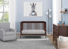 Walnut Espresso (1324) 57-Casey 6-in-1 Convertible Crib