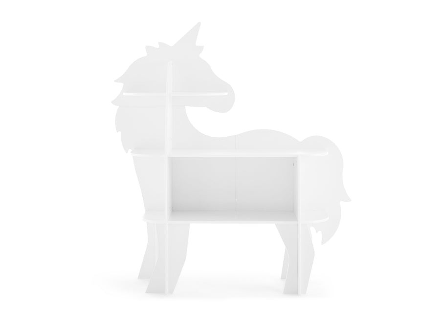 Unicorn White (1472) 3-Unicorn Bookcase