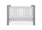Bianca White with Textured Cloud (1426) 10-Miles 4-in-1 Convertible Crib