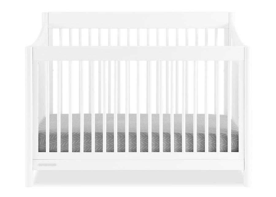 DCB: Bianca White (130) 18-Brooks 6-in-1 Convertible Crib