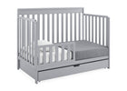 Grey (026) 16-Mercer 6-in-1 Convertible Crib with Storage Trundle