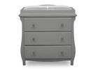 Lancaster 3 Drawer Dresser with Changing Top and Interlocking Drawers 17-Lancaster 3 Drawer Dresser with Changing Top and Interlocking Drawers