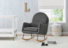 Stone Grey with Black & Natural (1420) 1-Ella Rocker with LiveSmart Evolve Fabric
