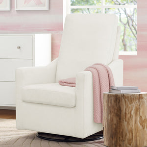Ivory (771) 5-Andie Nursery Glider Swivel Chair with Stain-Resistant LiveSmart Fabric