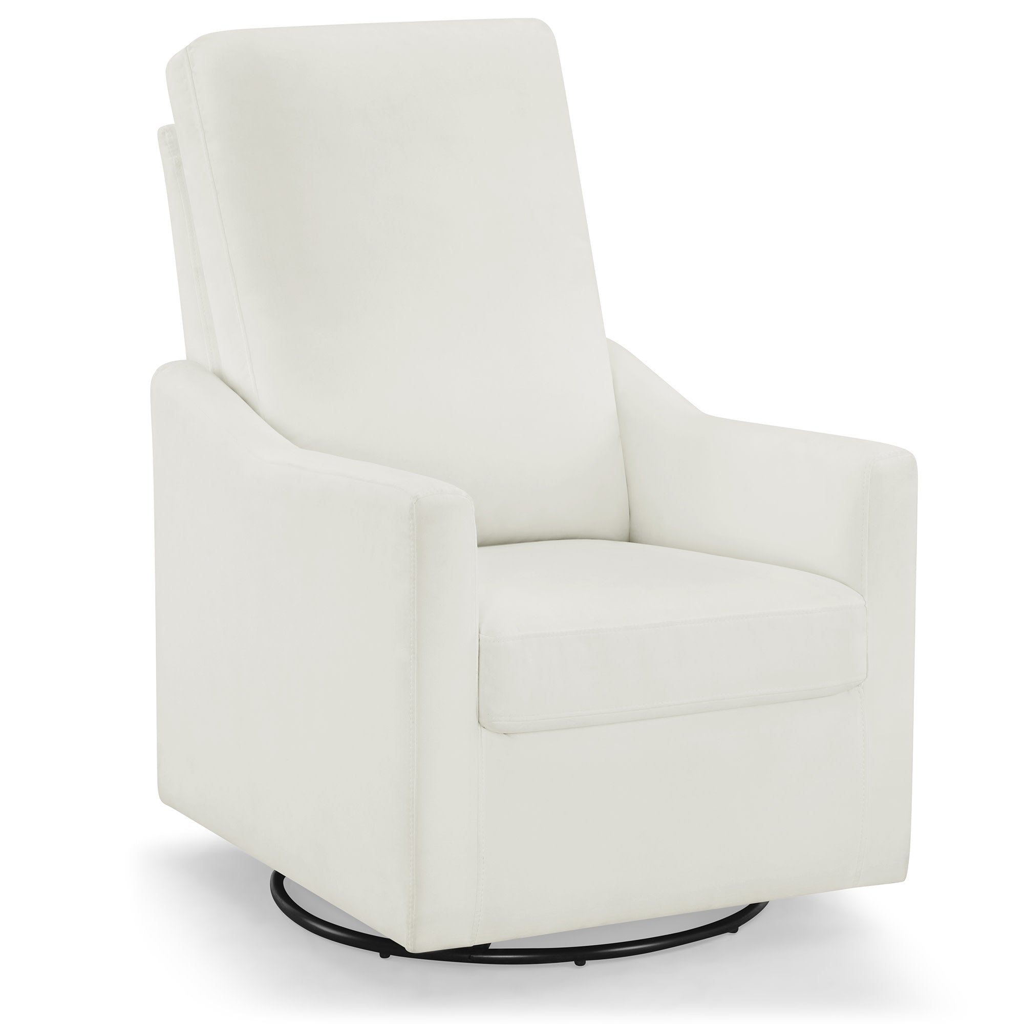 Andie Nursery Glider Swivel Chair with Stain-Resistant LiveSmart