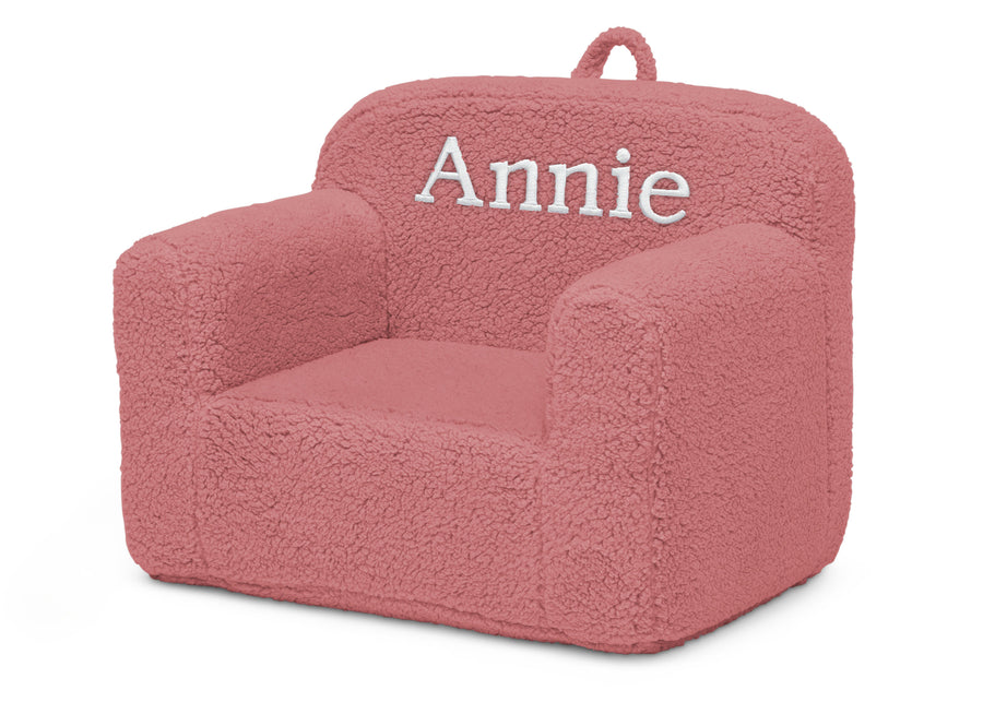 Rose (1295) 14-Personalized Cozee Sherpa Chair for Kids