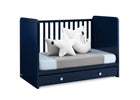 Navy with Light Blue (1476) 29-babyGap Graham 4-in-1 Convertible Crib with Storage Drawer