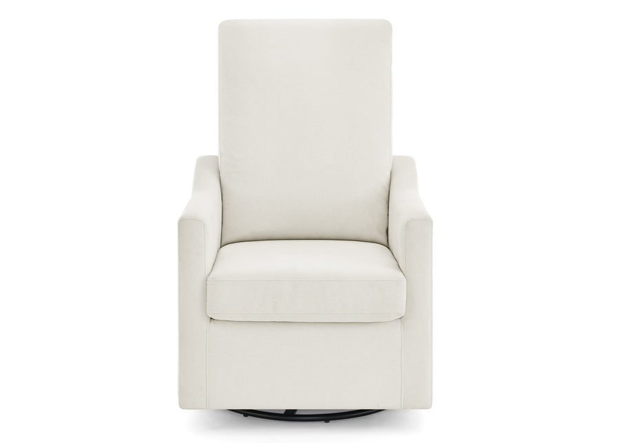 Ivory (771) 23-Andie Nursery Glider Swivel Chair with Stain-Resistant LiveSmart Fabric