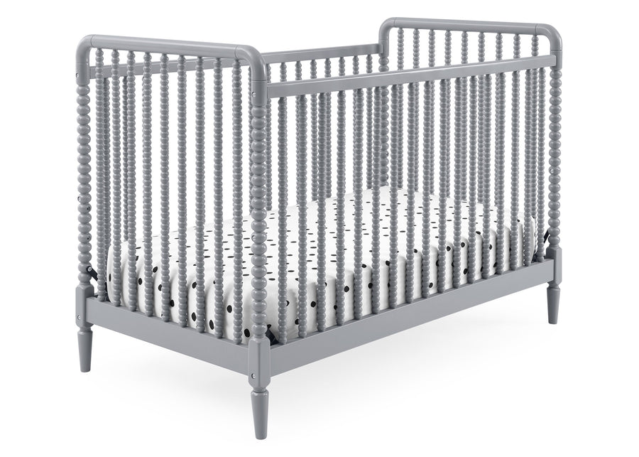 Grey (026) 2-Saint 4-in-1 Convertible Crib
