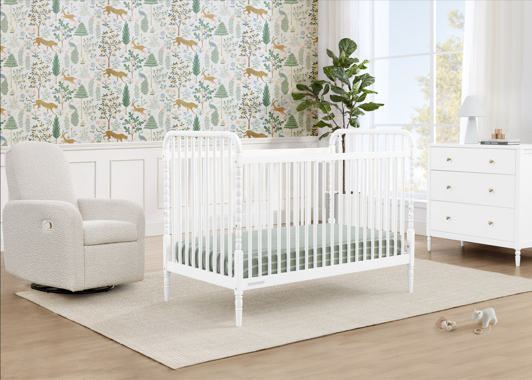 Serena 4-in-1 Convertible CribBianca White (130)