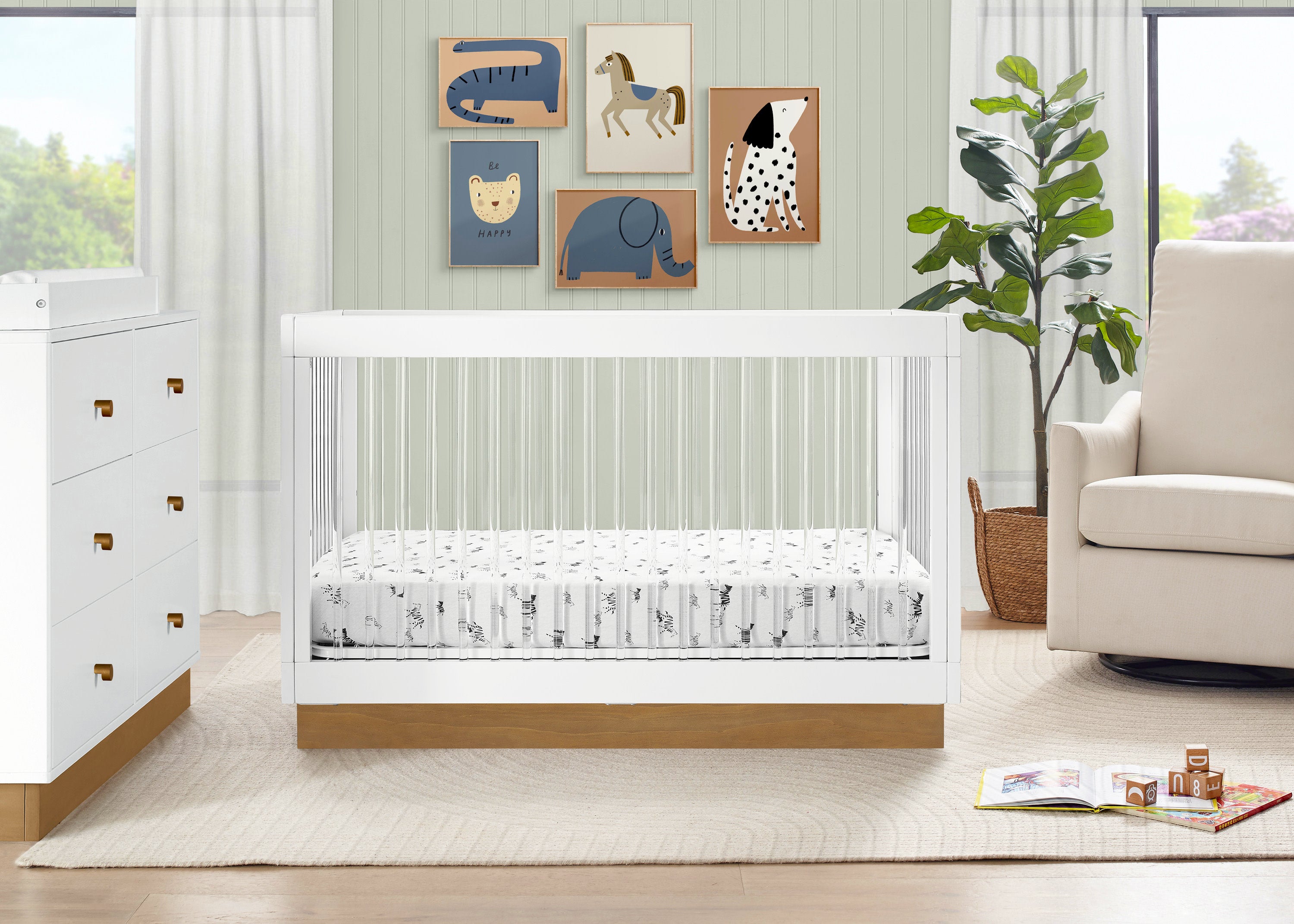Complete The Look for James Acrylic 4-in-1 Convertible Crib