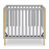 DCB: Grey with Natural (1359) 4-Gio Mini Crib with 2.75-Inch Mattress