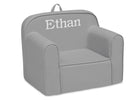 Light Grey (1353) 30-Personalized Cozee Chair for Kids