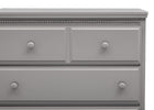 Grey (026) 5-Emerson 3 Drawer Dresser with Changing Top and Interlocking Drawers