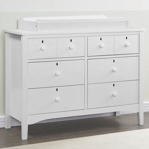 Farmhouse 6 Drawer Dresser with Interlocking Drawers 4