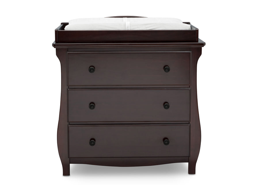 Lancaster 3 Drawer Dresser with Changing Top and Interlocking Drawers 9-Lancaster 3 Drawer Dresser with Changing Top and Interlocking Drawers