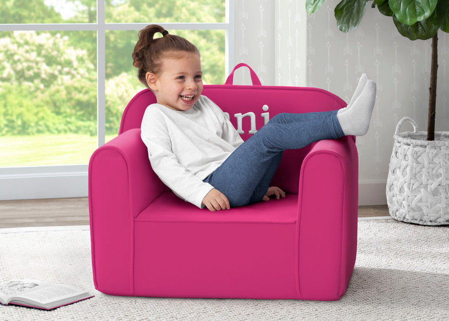Hot Pink (1293) 33-Personalized Cozee Chair for Kids