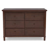 Espresso Truffle (208) 10-Haven 6 Drawer Dresser