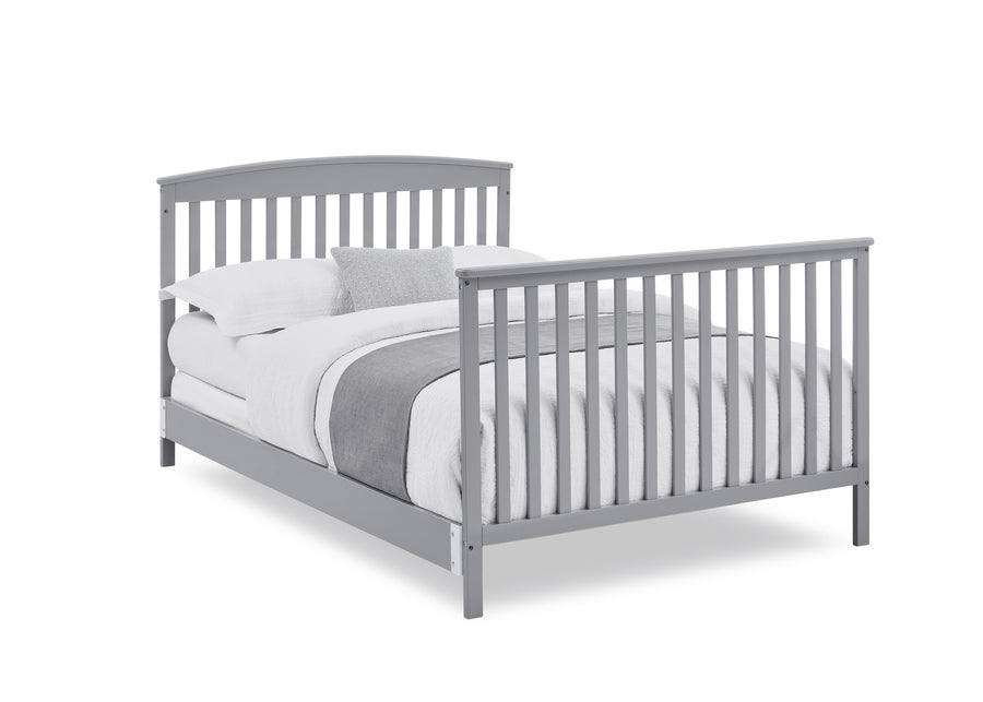 Grey (026) 14-Hanover 6-in-1 Convertible Baby Crib
