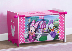 Minnie Mouse Toy Box with Retractable Fabric Top Delta Children