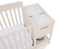 Soft Beige (1560) 13-Maya 5-in-1 Convertible Crib and Changer with Storage