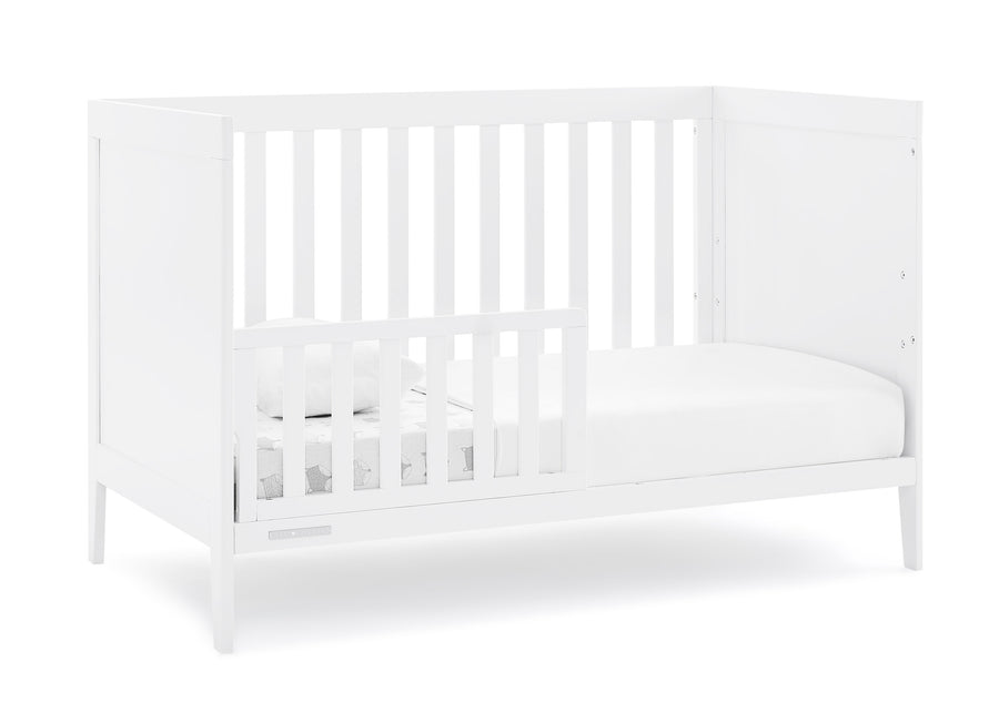 Bianca White (130) 12-Hayes 4-in-1 Convertible Crib