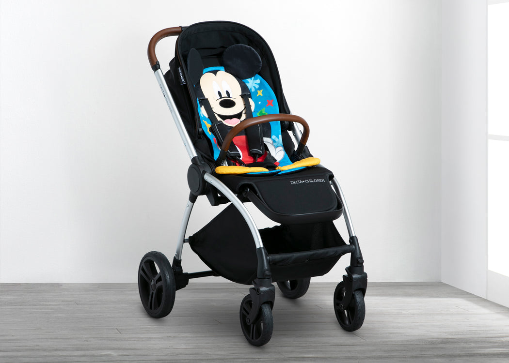 minnie mouse maxi cosi Delta Children Mickey Mouse Stroller Seat Pad