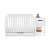 DCB: Bianca White (130) 48-Maya 5-in-1 Convertible Crib and Changer with Storage