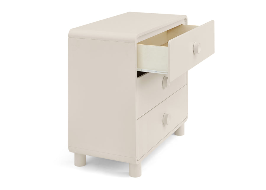 Soft Beige (1560) 24-Ari 3 Drawer Dresser with Changing Top