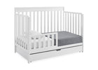Bianca White (130) 25-Mercer 6-in-1 Convertible Crib with Storage Trundle