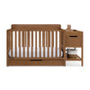 DCB: Chestnut (836) 47-Maya 5-in-1 Convertible Crib and Changer with Storage