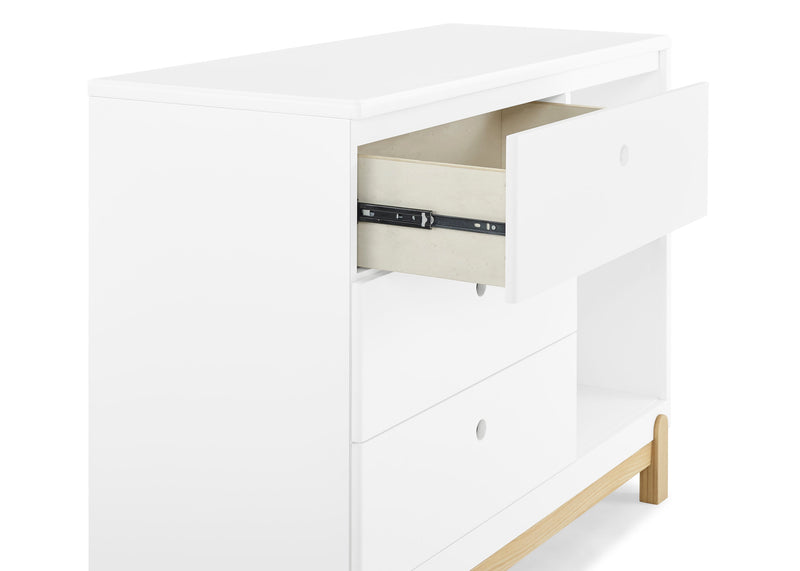 Poppy 3 Drawer Dresser with Cubbies