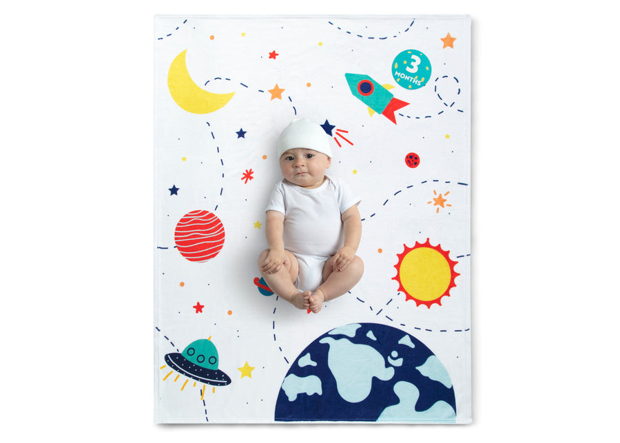 Space (1269) 1-Milestone Baby Blanket
