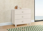 Soft Beige (1560) 14-Ari 3 Drawer Dresser with Changing Top