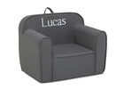 Dark Grey (23C) 21-Personalized Cozee Chair for Kids