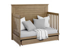 Rustic Acorn (1383) 6-Caden 6-in-1 Convertible Crib with Trundle Drawer