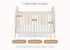 Soft Beige (1560) 4-Willa 4-in-1 Convertible Crib