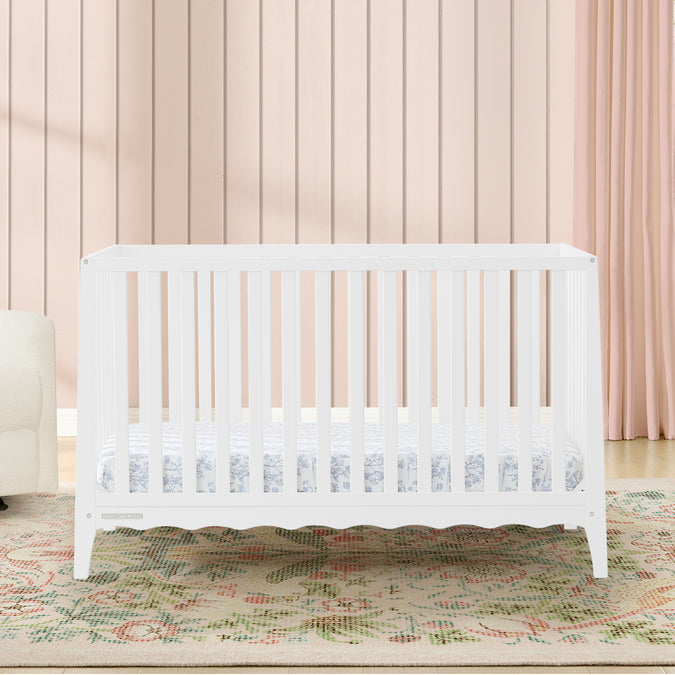 Bianca White (130) 16-Lulu 5-in-1 Convertible Crib