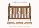 Chestnut (836) 17-Willa 4-in-1 Convertible Crib