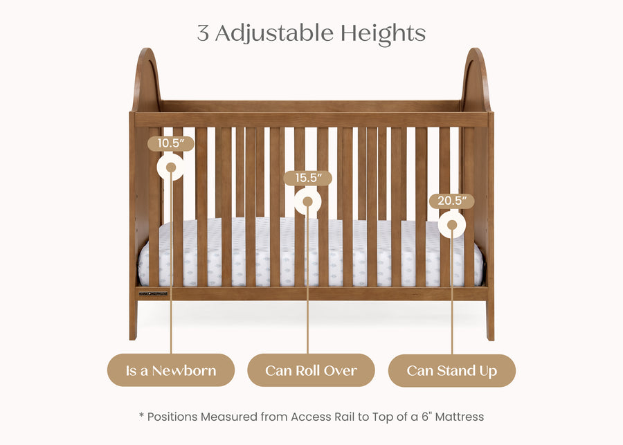 Chestnut (836) 17-Willa 4-in-1 Convertible Crib