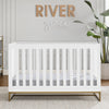 Bianca White with Melted Bronze (186) 15-Jade 4-in-1 Convertible Crib