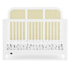DCB: Bianca White with Textured Almond (1508) 18-Theo 6-in-1 Convertible Crib