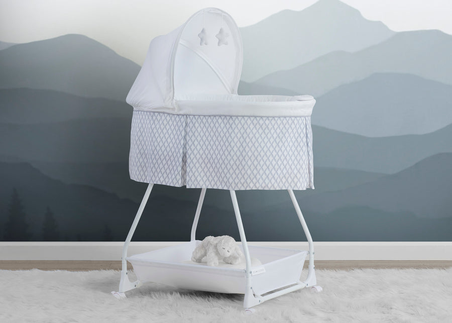 Grey Windchime (2340) 2-Deluxe Soothing Dreams Bassinet