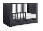 Midnight Grey (1360) 20-Cassie 4-in-1 Convertible Crib with Underdrawer