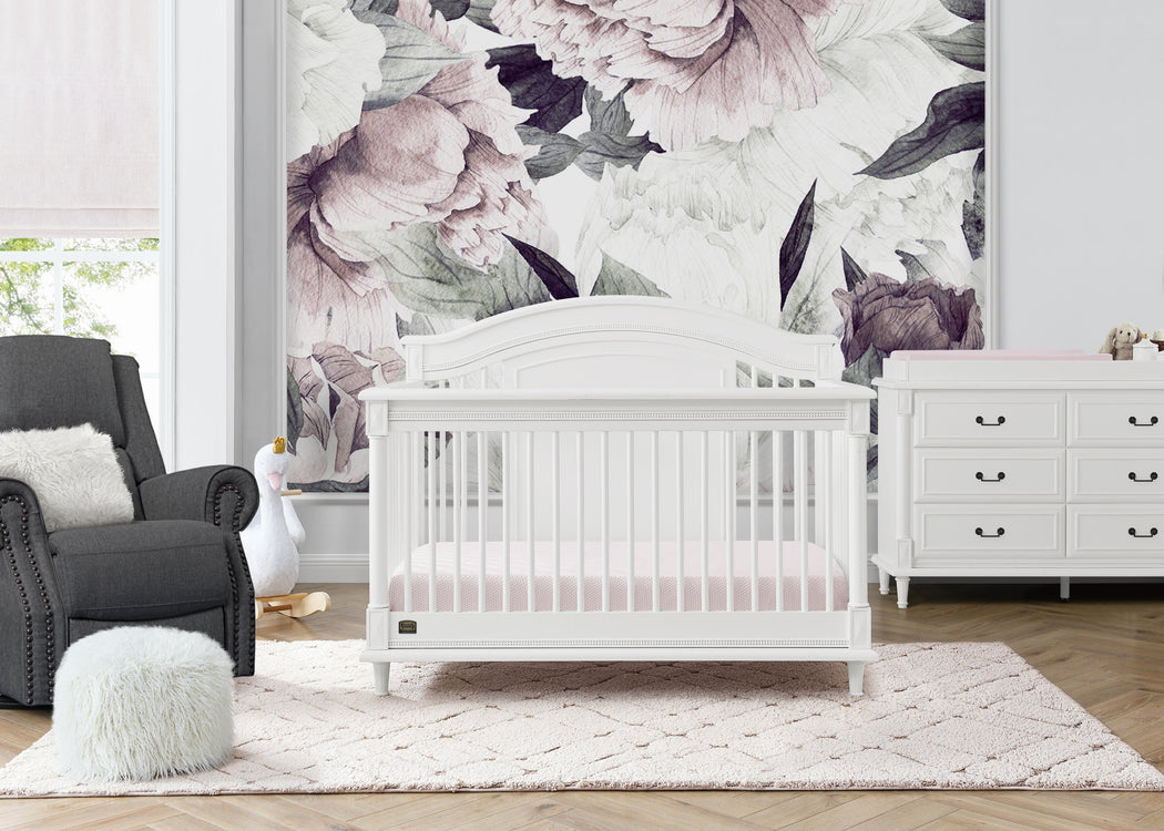 Juliette 6-in-1 Convertible CribBianca White (130)