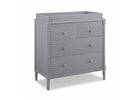 Grey (026) 13-Saint 4 Drawer Dresser with Changing Top
