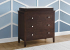 Walnut Espresso (1324) 7-Campbell 3 Drawer Dresser