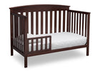 Dark Chocolate (207) 4-Gateway 4-in-1 Convertible Crib