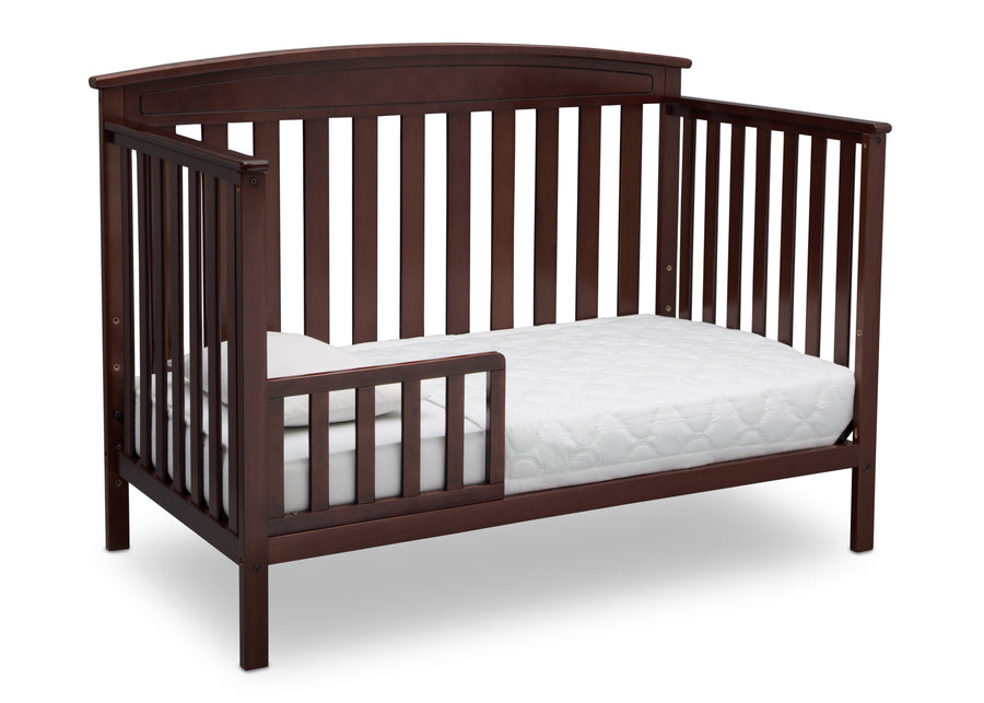 Dark Chocolate (207) 4-Gateway 4-in-1 Convertible Crib