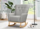 French Grey with Natural (1424) 1-Colby Rocking Chair